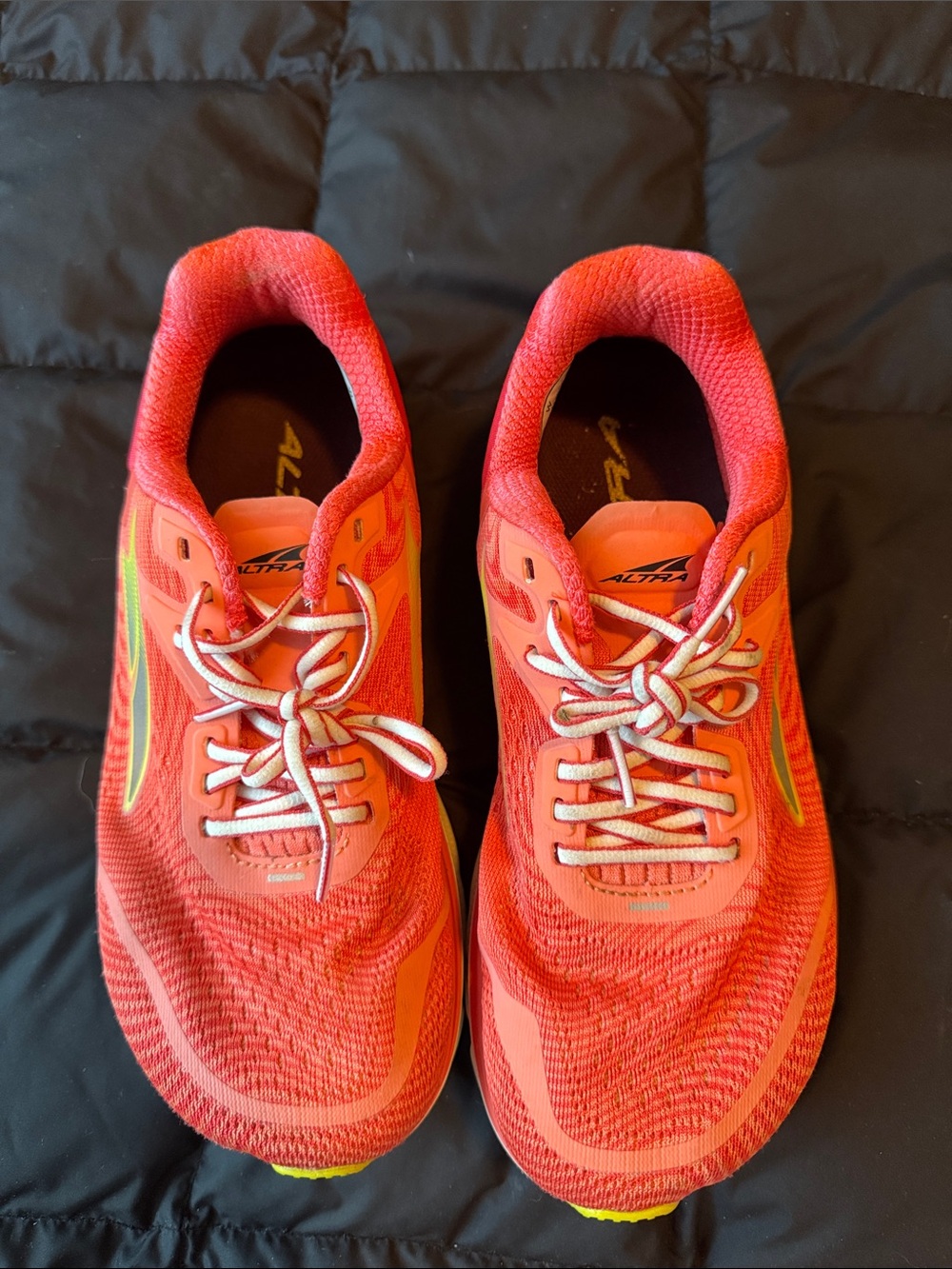 Altra Womens Orange-Red Lightweight Sneakers